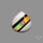Intarcia Aurora Opal Inlay White Agate
