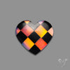 Intarcia Aurora Opal Inlay Black Onyx Heart