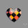 Intarcia Aurora Opal Inlay Black Onyx Heart