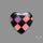 Intarcia Aurora Opal Inlay Black Onyx Heart