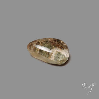 Lodolite Cabochon Uneven Back