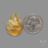 Citrine Mughal Carving