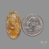 Citrine Mughal Carving