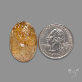 Citrine Mughal Carving