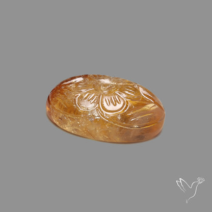 Citrine Mughal Carving