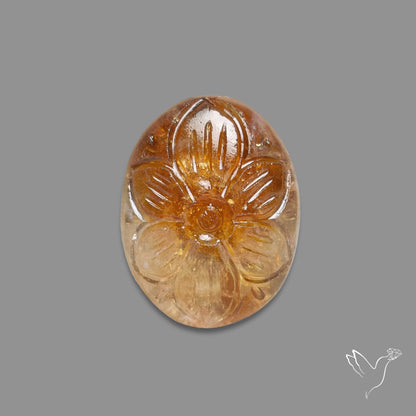 Citrine Mughal Carving