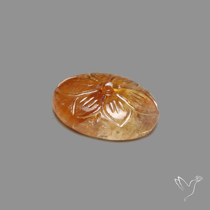 Citrine Mughal Carving