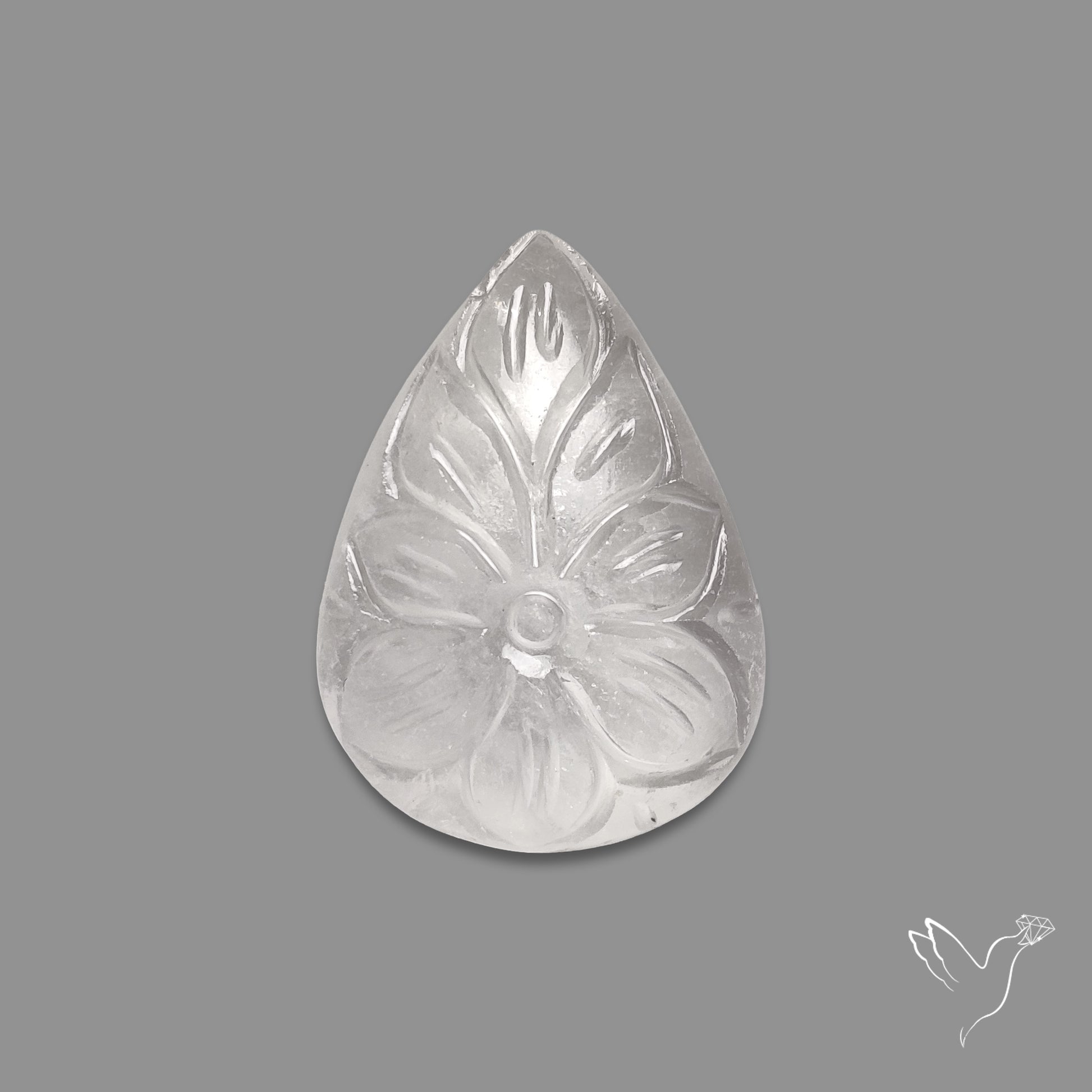 Himalayan Quartz Mughal Carving