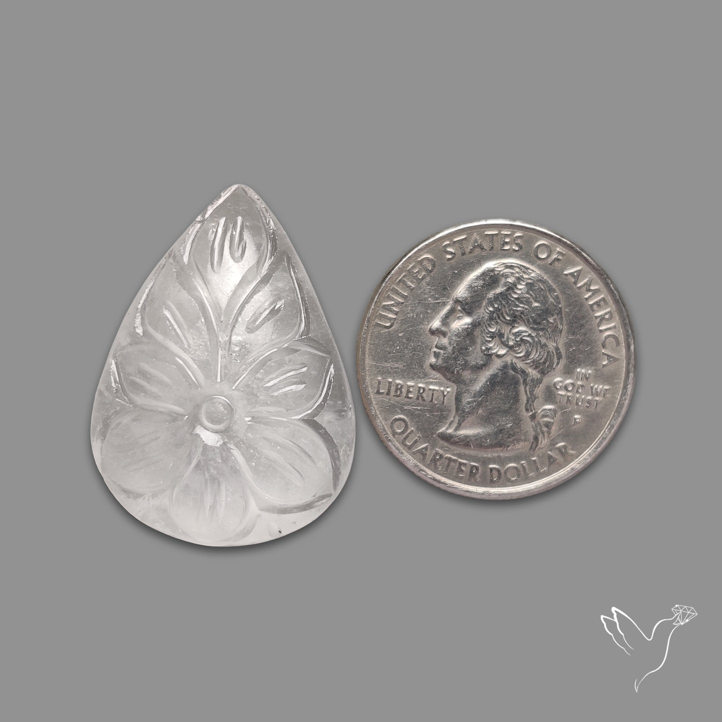 Himalayan Quartz Mughal Carving