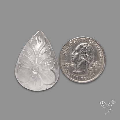 Himalayan Quartz Mughal Carving
