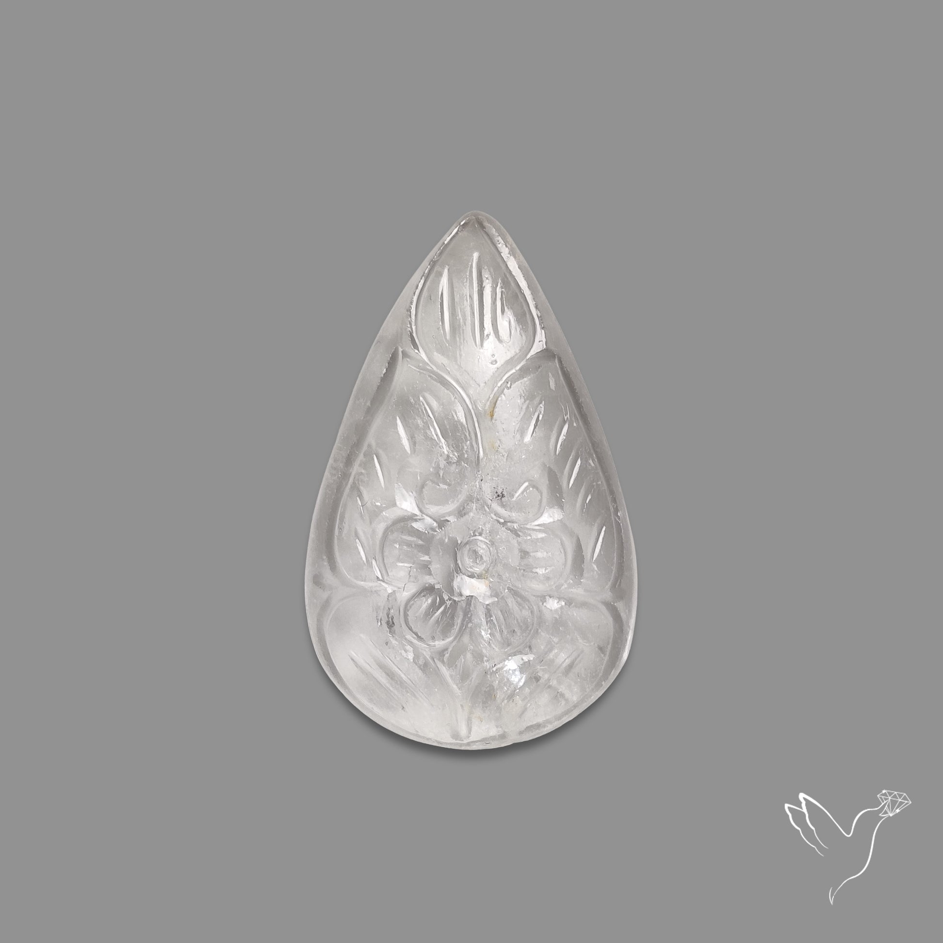 Himalayan Quartz Mughal Carving