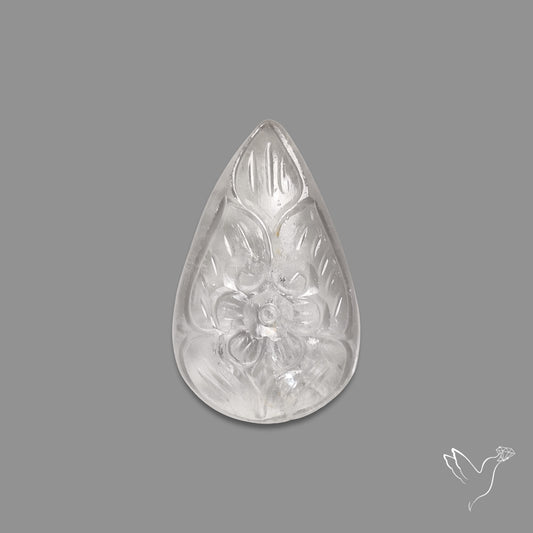 Himalayan Quartz Mughal Carving