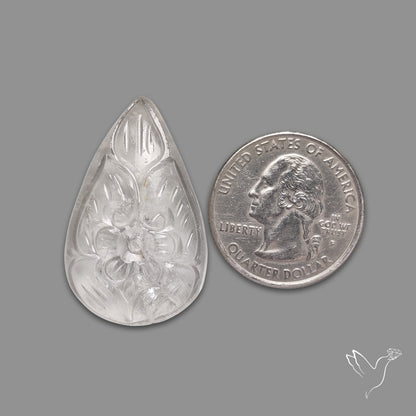 Himalayan Quartz Mughal Carving
