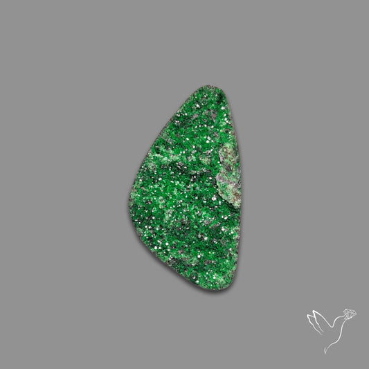 Green Uvarovite Garnet Druzy