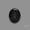 Black Banded Agate Cabochon