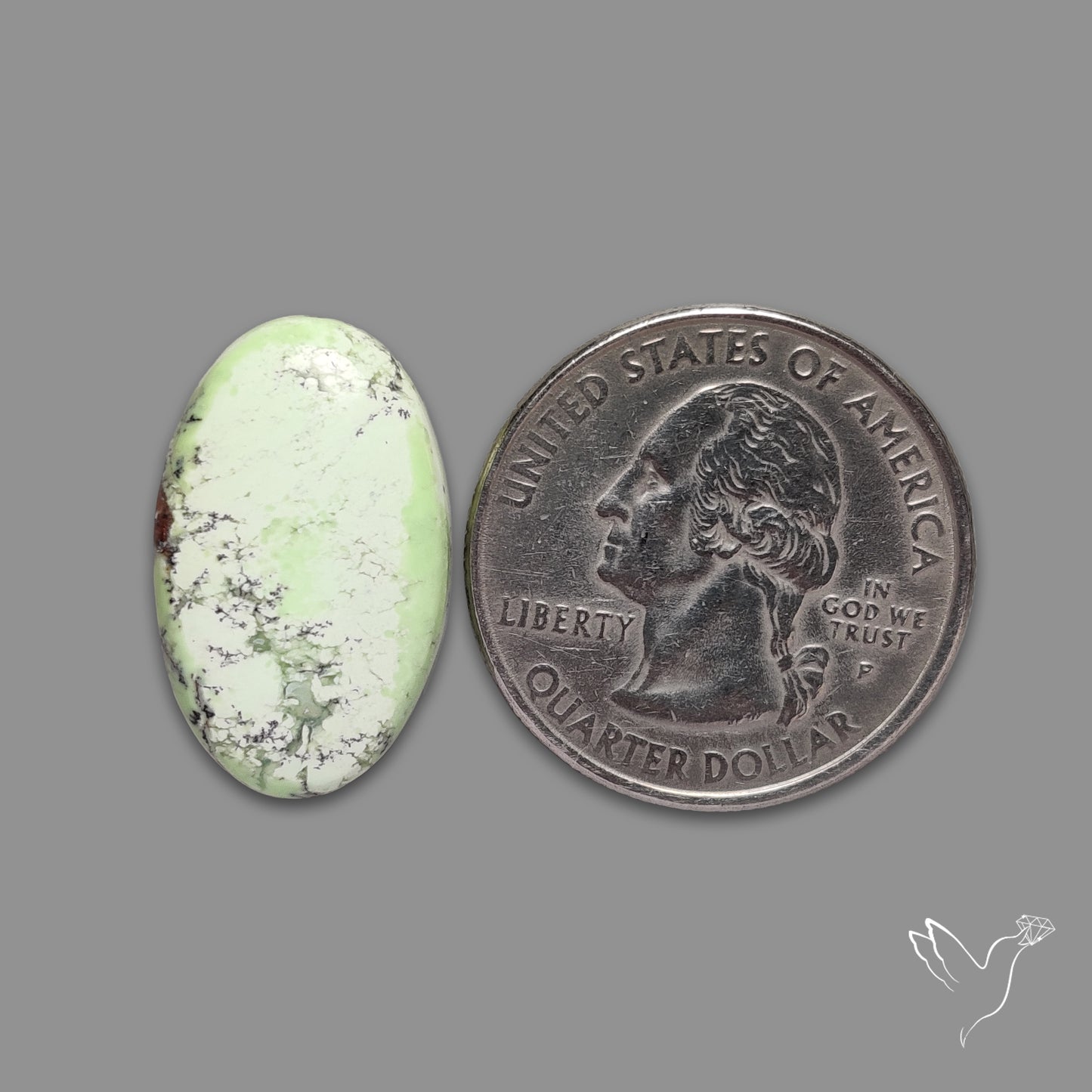 Citrone Chrysoprase Cabochon