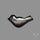 Silversheen Obsidian Bird Carving