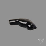 Silversheen Obsidian Bird Carving