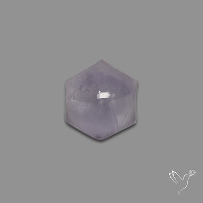 Aqua Fluorite High Domed Cabochon