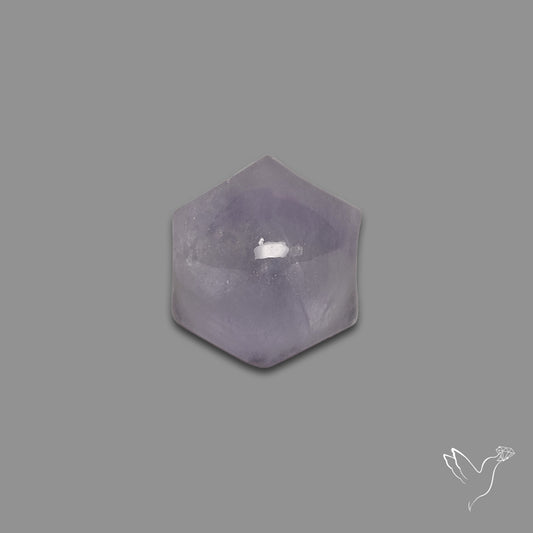 Aqua Fluorite High Domed Cabochon