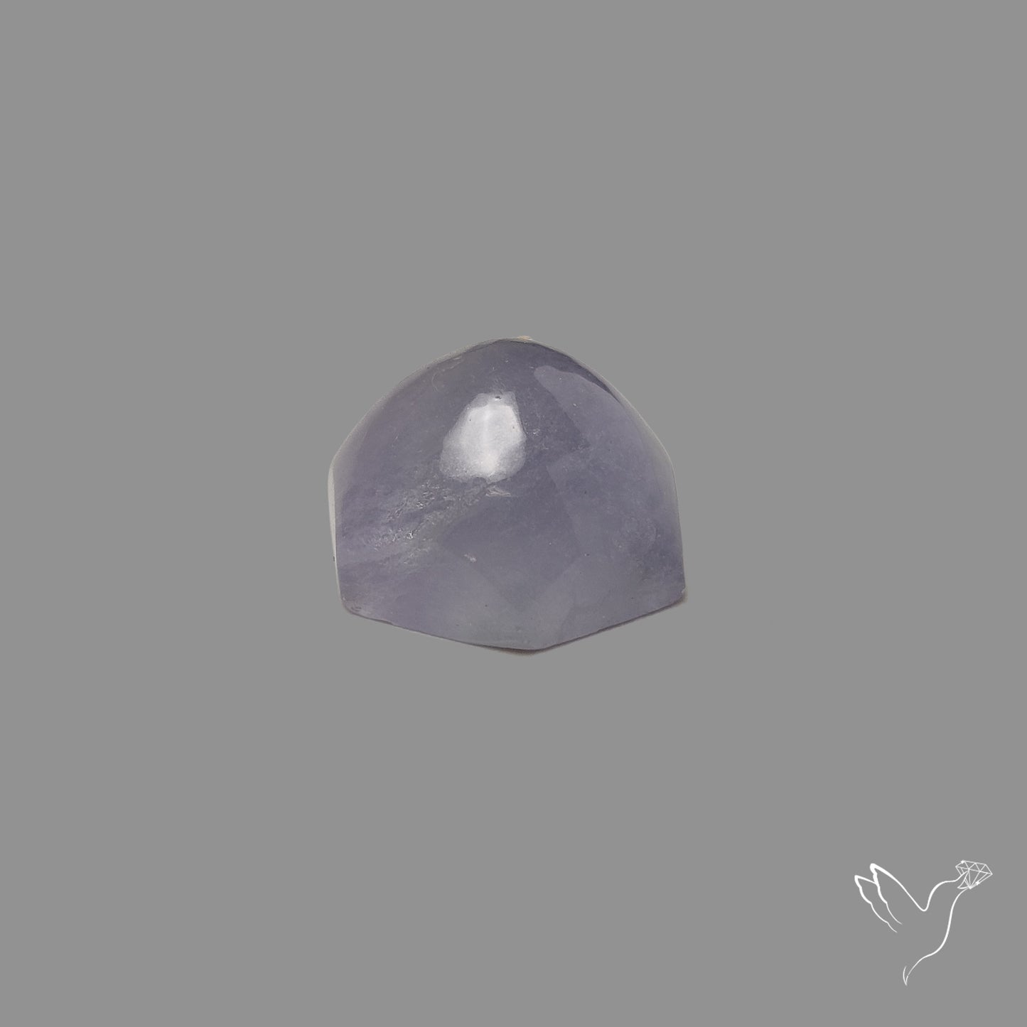 Aqua Fluorite High Domed Cabochon