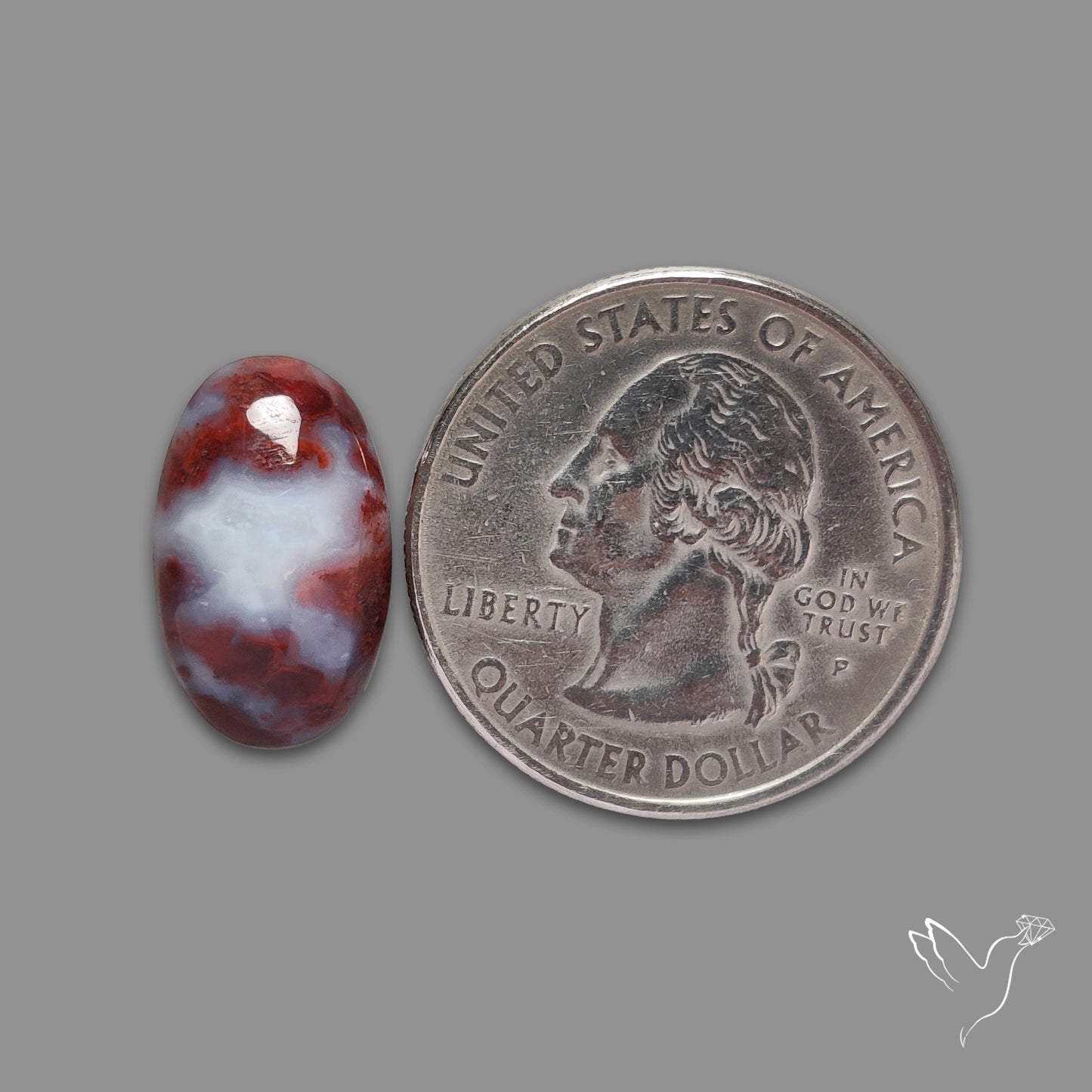 Moroccan Seam Agate Cabochon