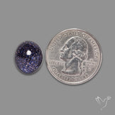 Blue Goldstone Doublet