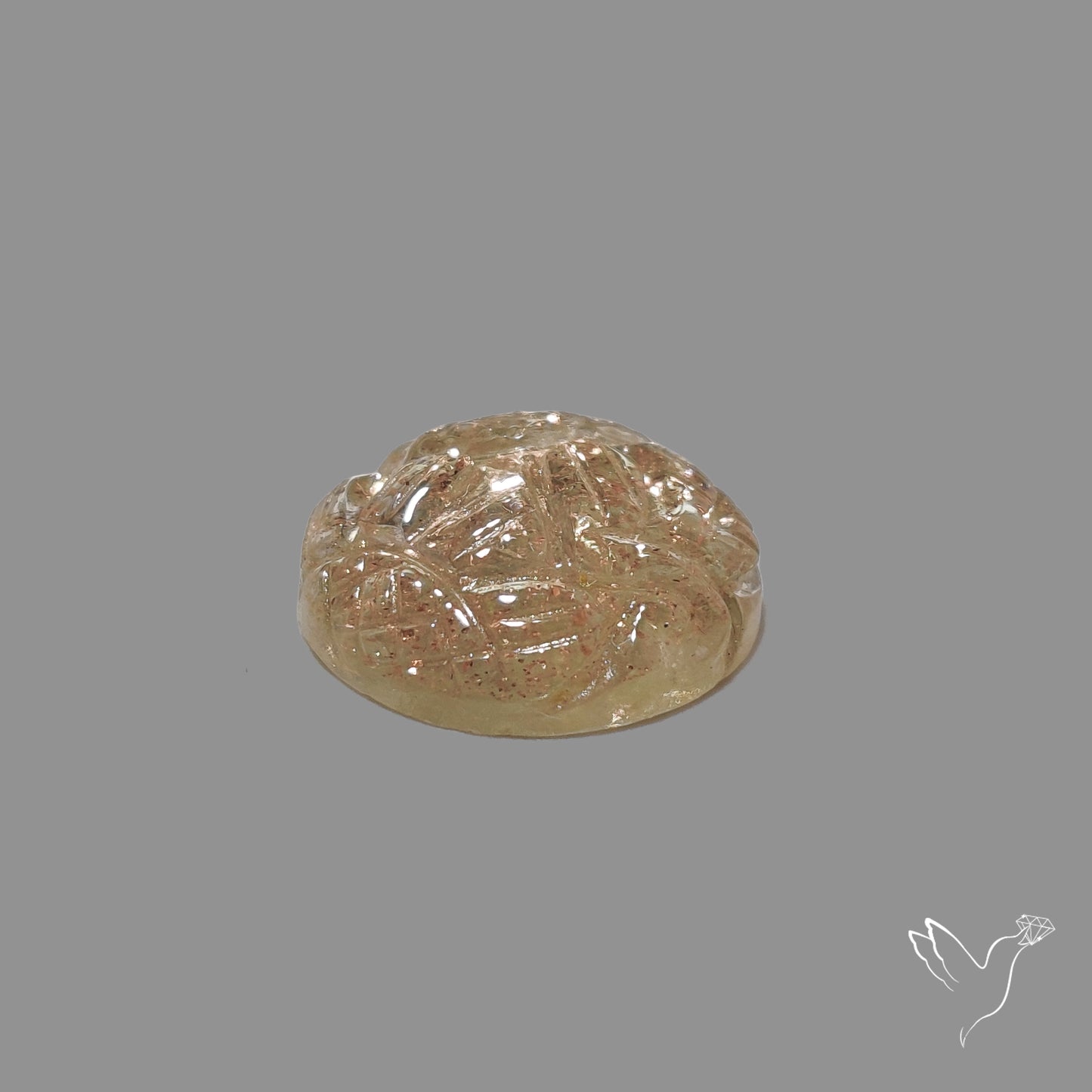 Lepidocrocite In Quartz Mughal Carivng