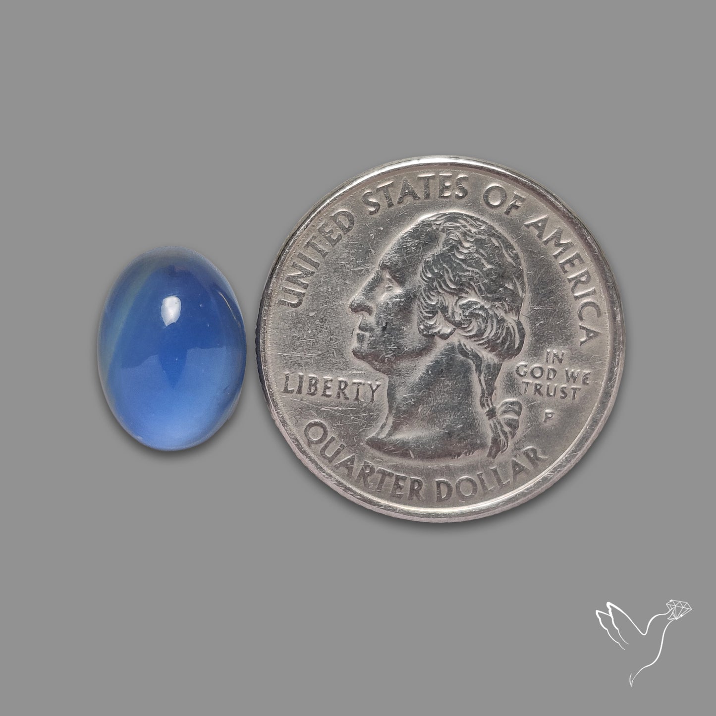 Belgian Teal Fluorite Cabochon