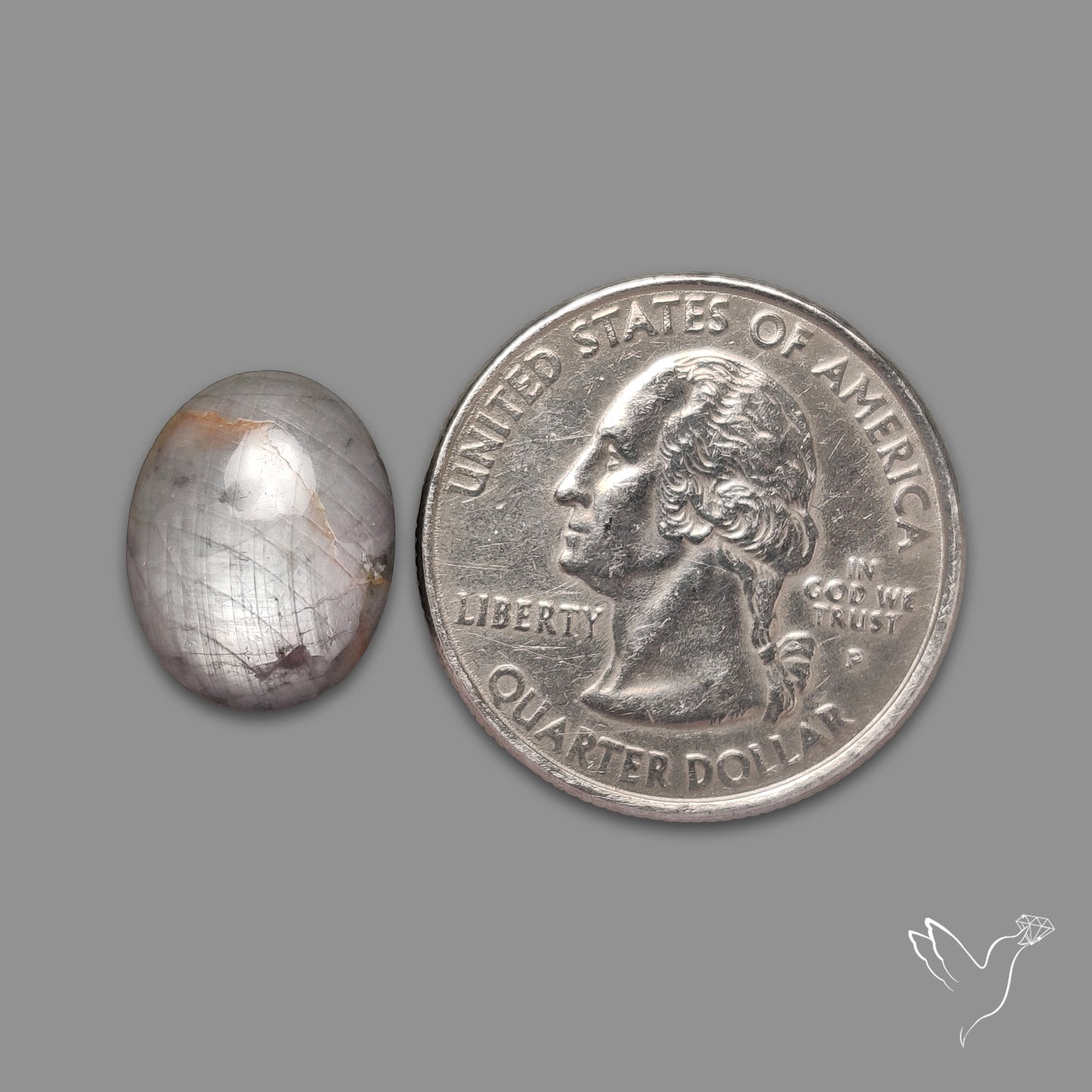 Natural White Star Sapphire