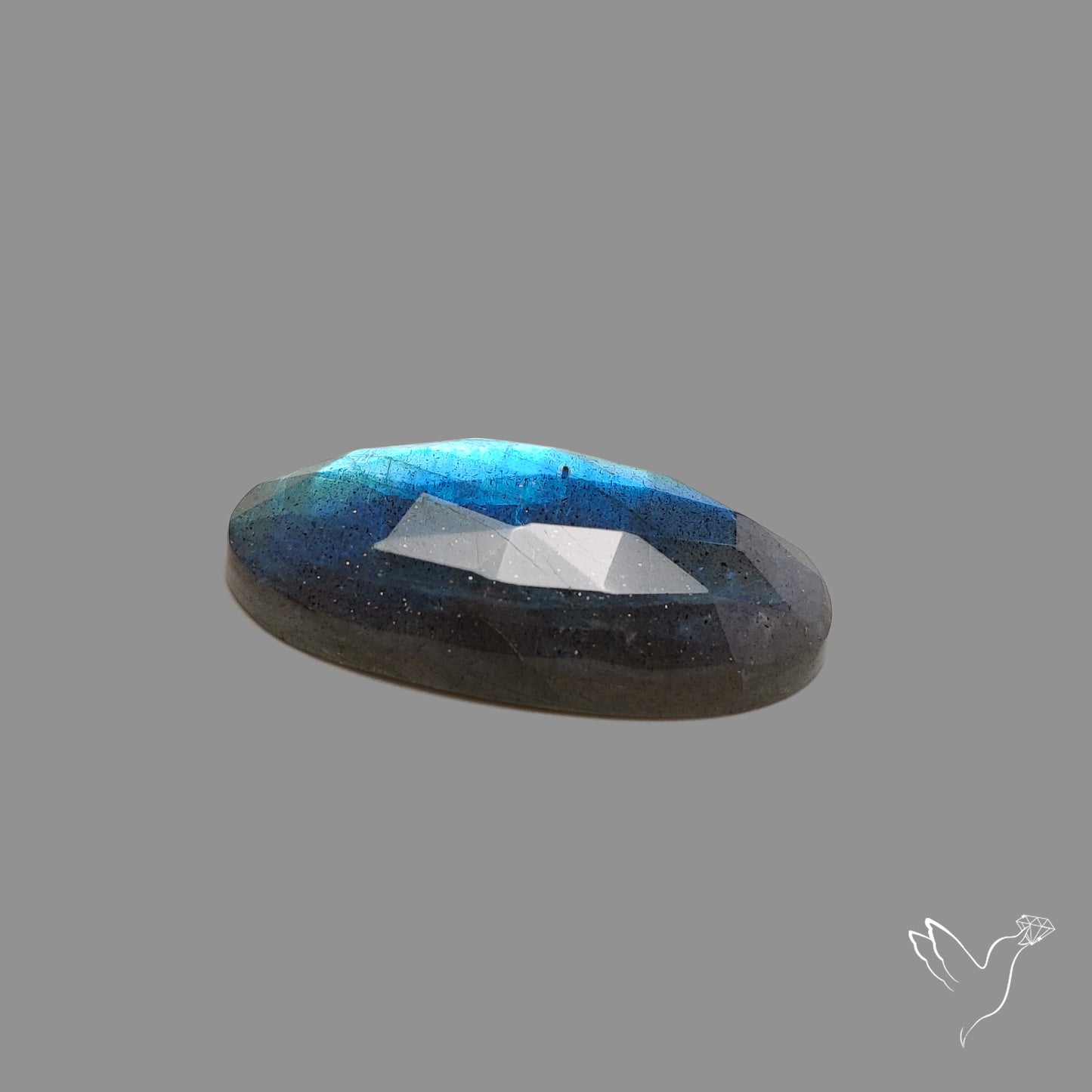 Rose Cut Blue Labradorite