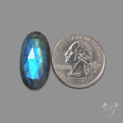 Rose Cut Blue Labradorite