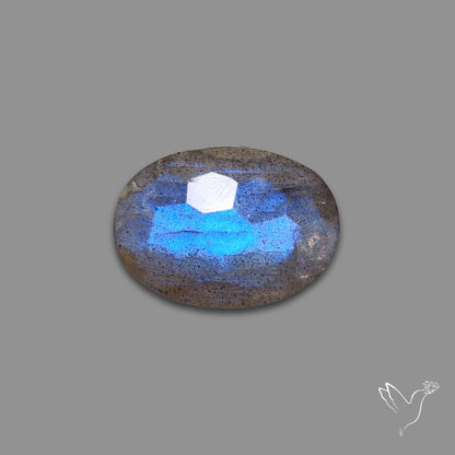 Honeycomb Cut Blue Labradorite