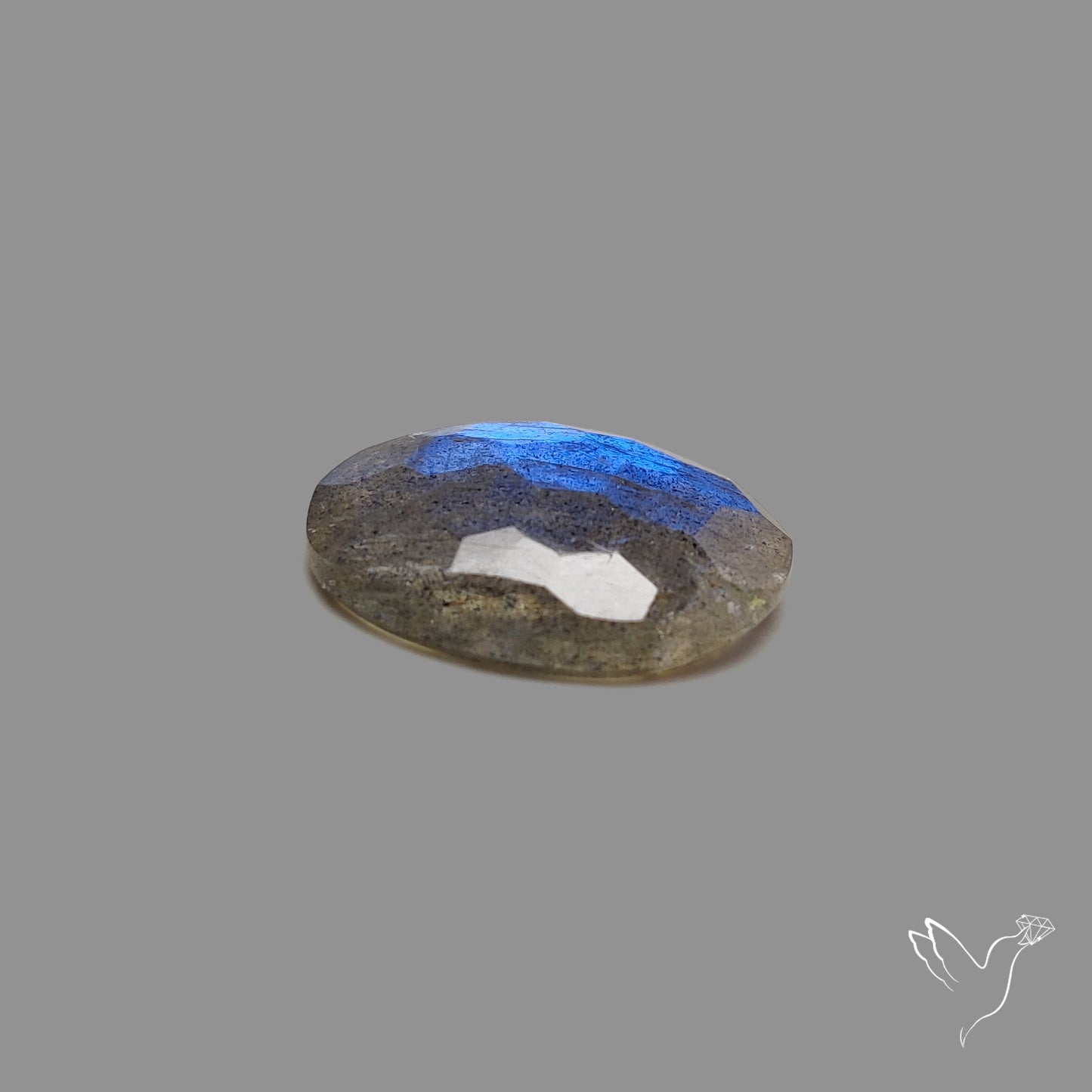 Honeycomb Cut Blue Labradorite