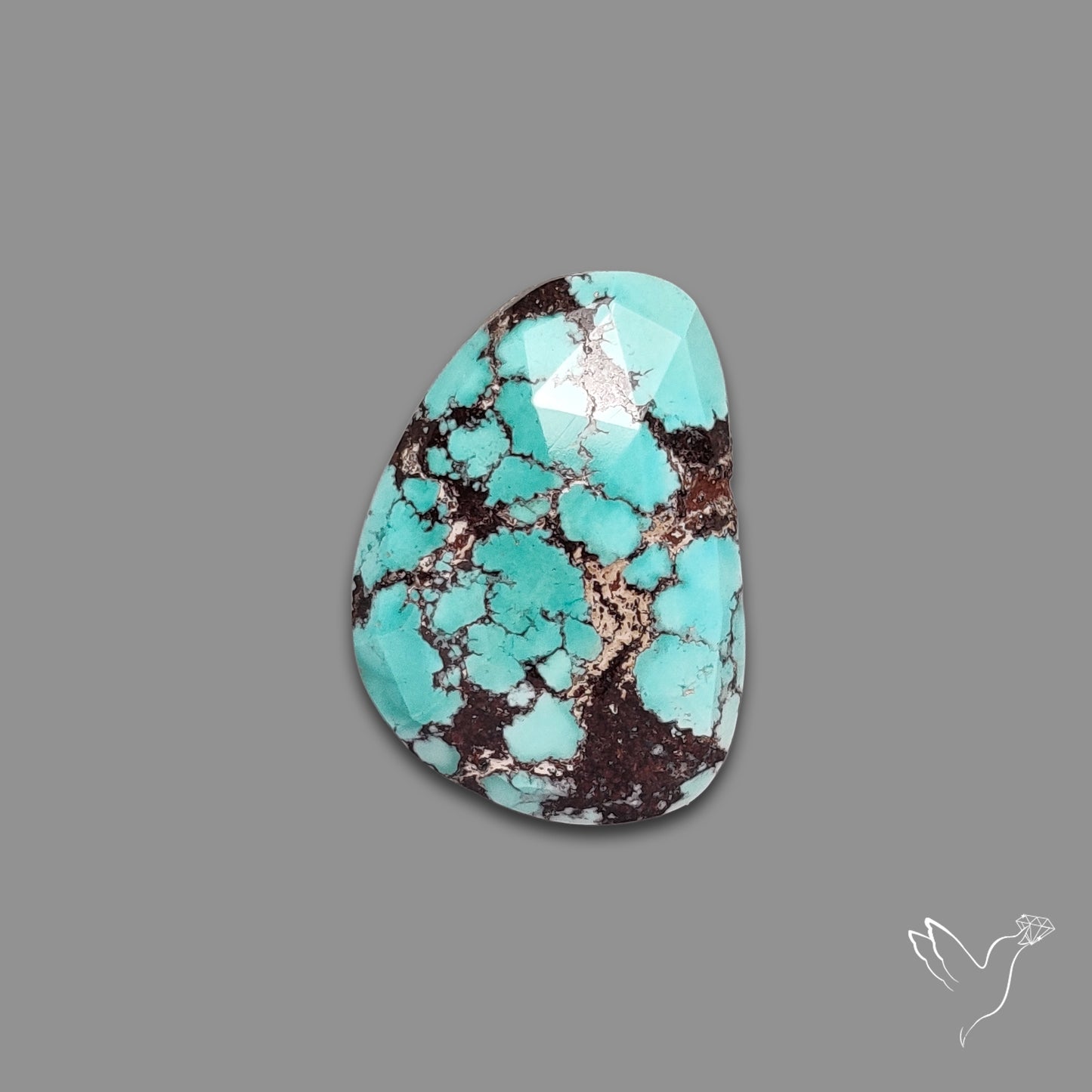 Rose Cut Number 8 Mines Turquoise