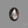 Rose Cut Silversheen Obsidian