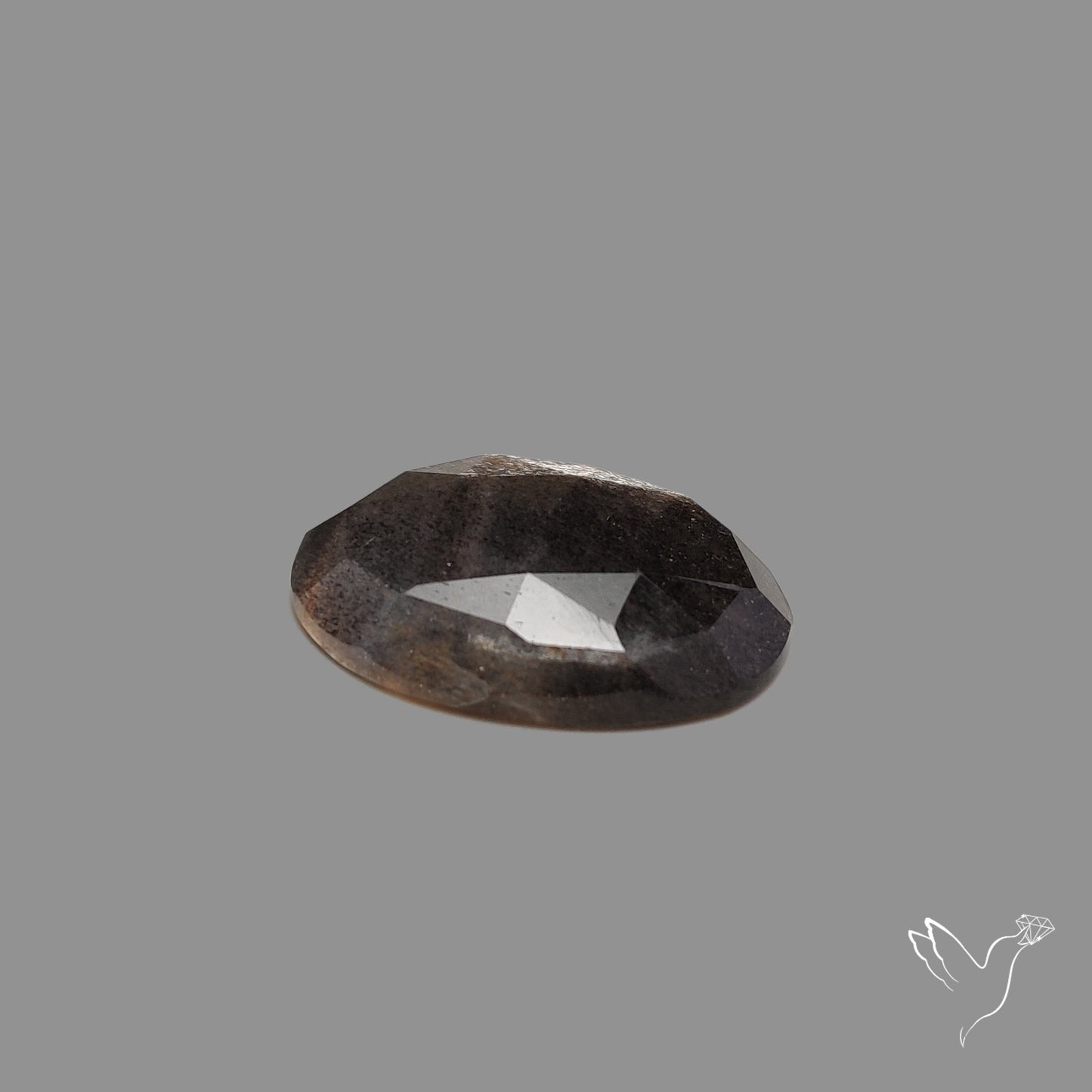 Rose Cut Silversheen Obsidian