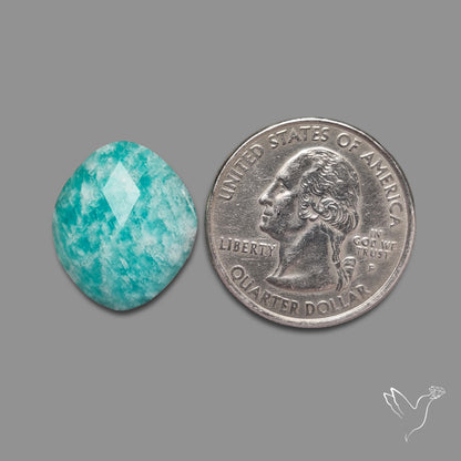 Rose Cut Peruvian Amazonite