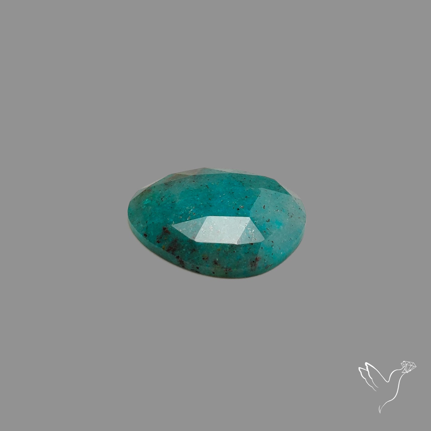 Rose Cut Gem Shattuckite