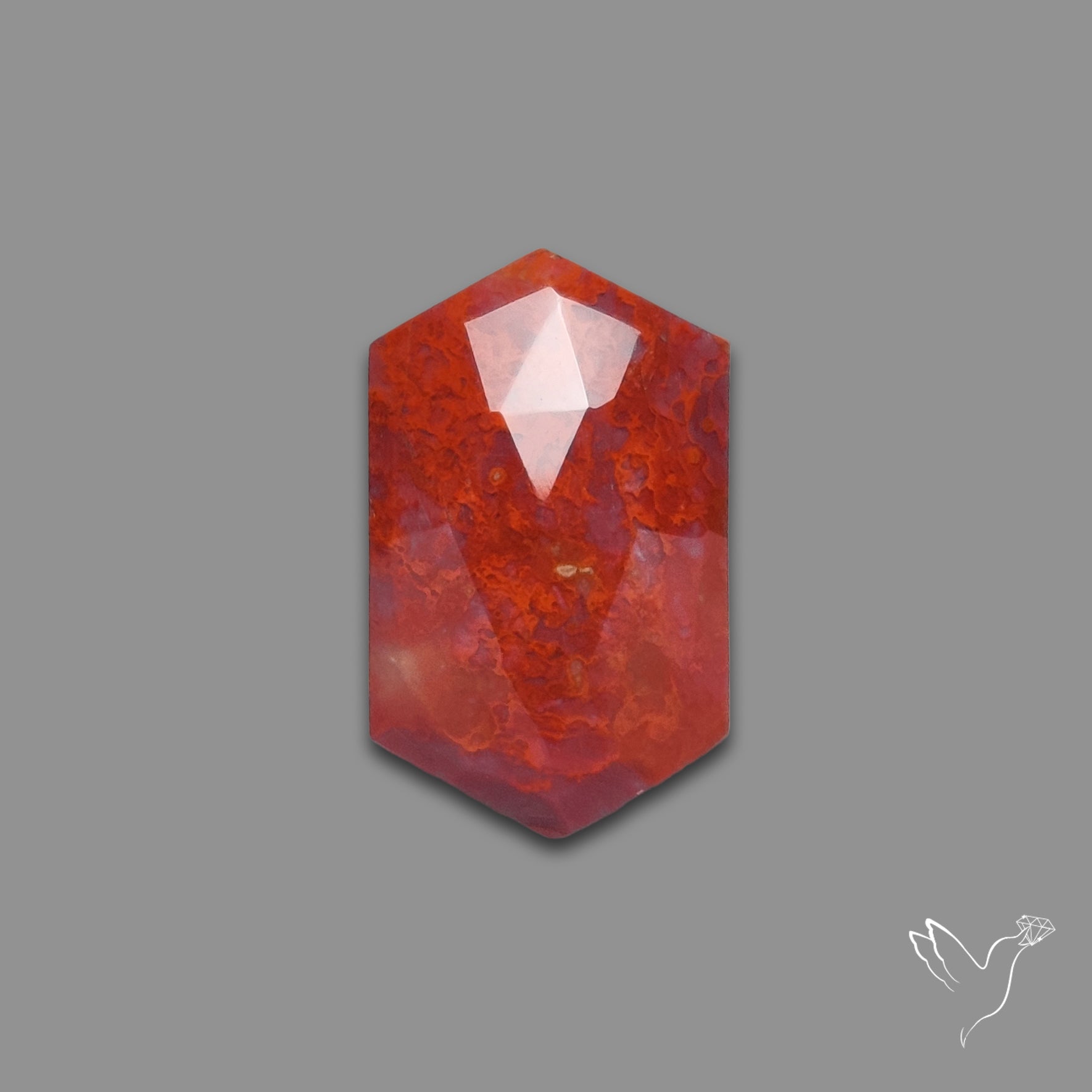 Rose Cut Moroccan Seam Agate