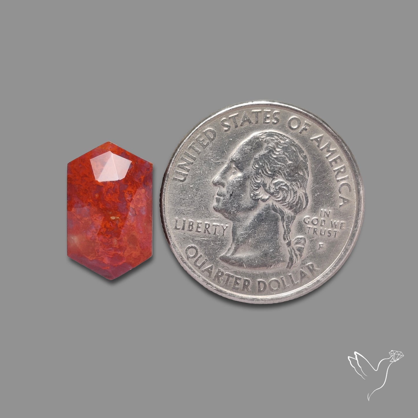 Rose Cut Moroccan Seam Agate