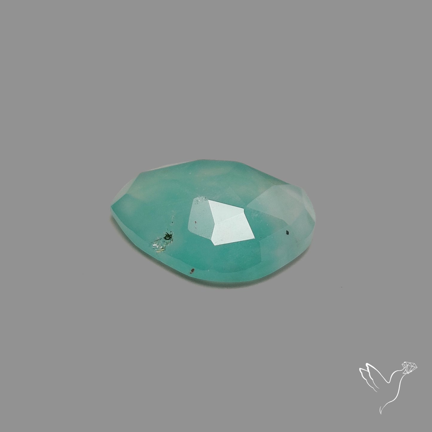 Rose Cut Aqua Chrysoprase