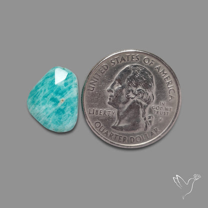 Rose Cut Peruvian Amazonite