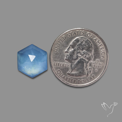 Rose Cut Aquamarine