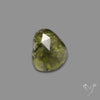 Rose Cut Moldavite (Raw Back)
