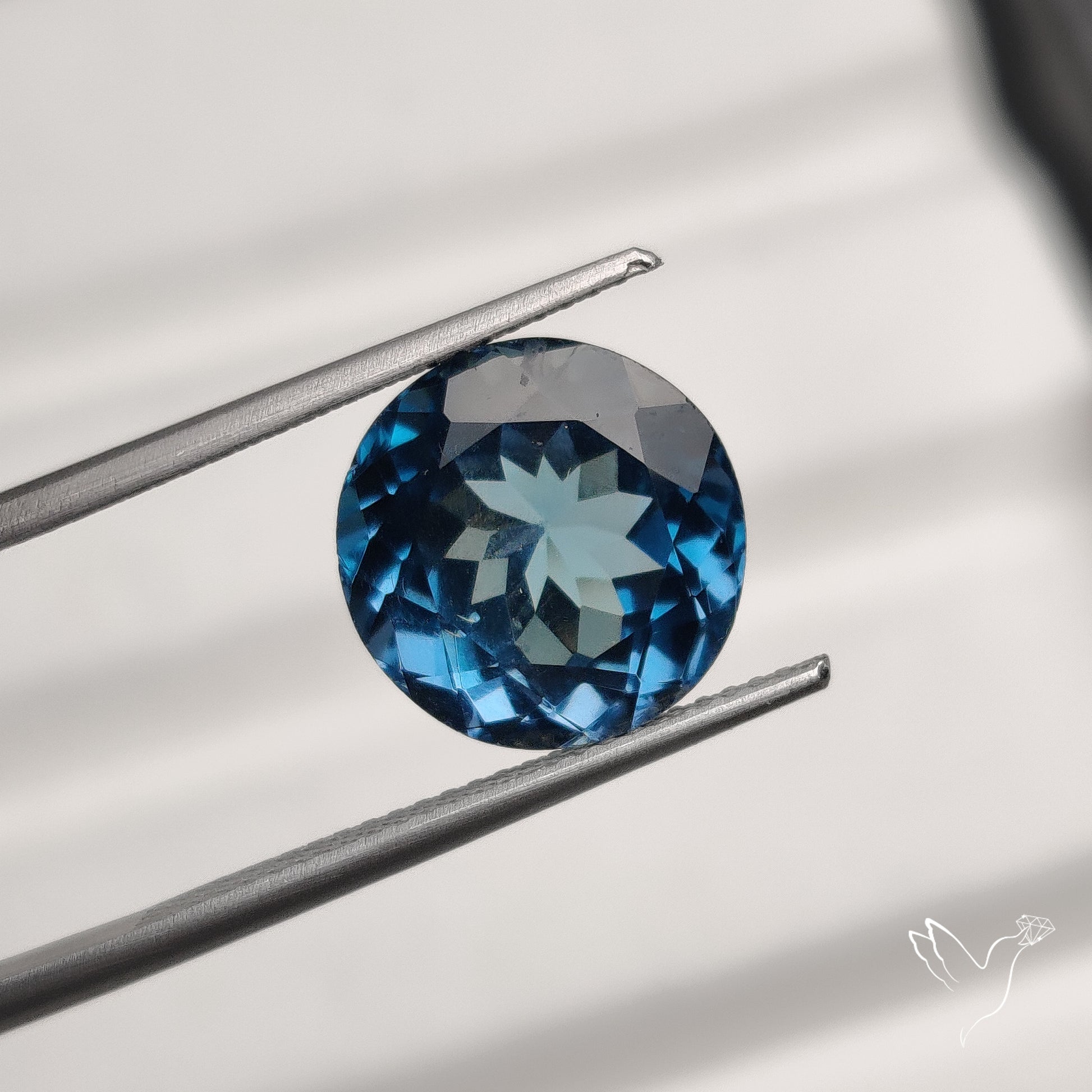 Faceted London Blue Topaz