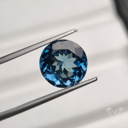 Faceted London Blue Topaz