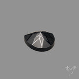Black Spinel Precision Cut Handcarved