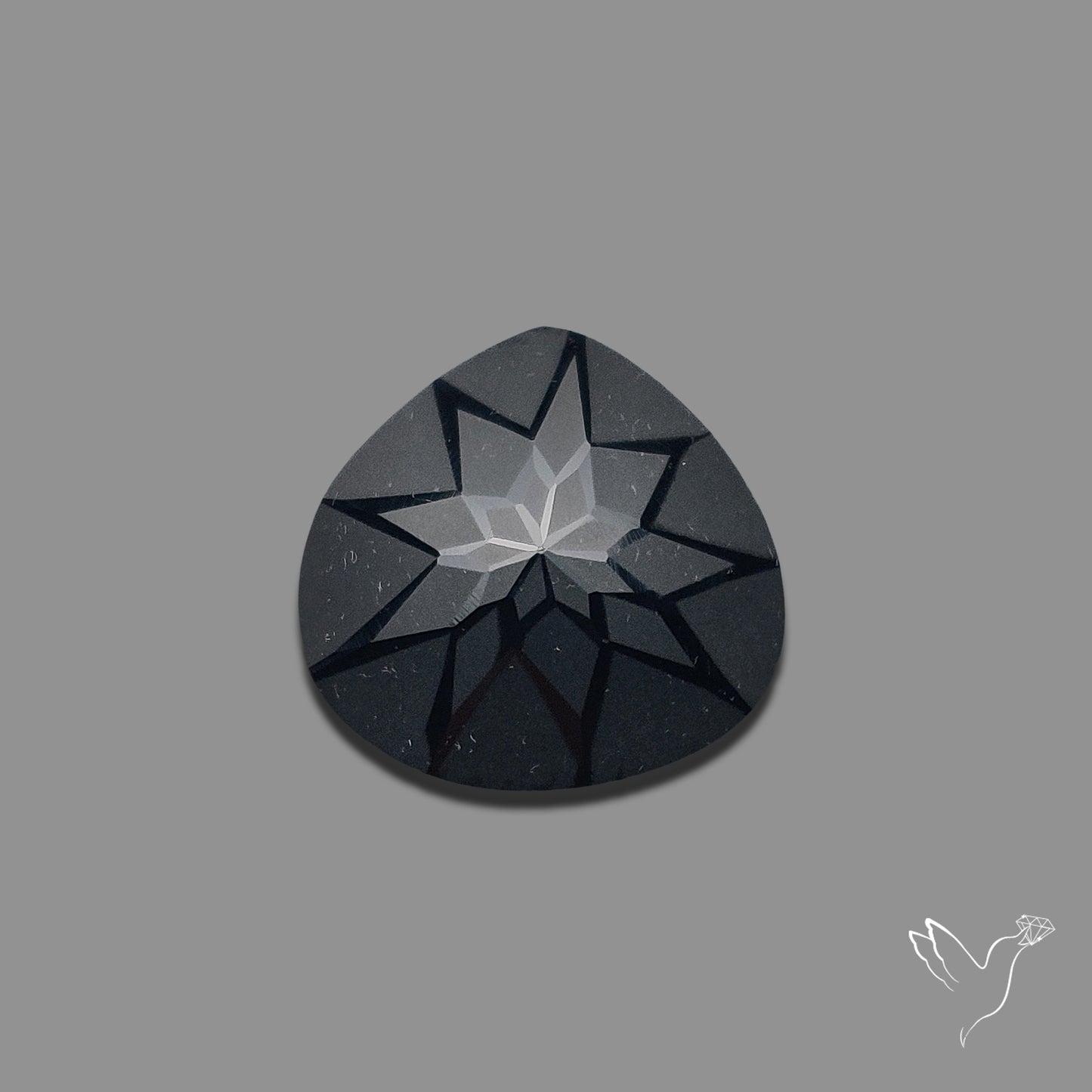 Black Spinel Precision Cut Handcarved