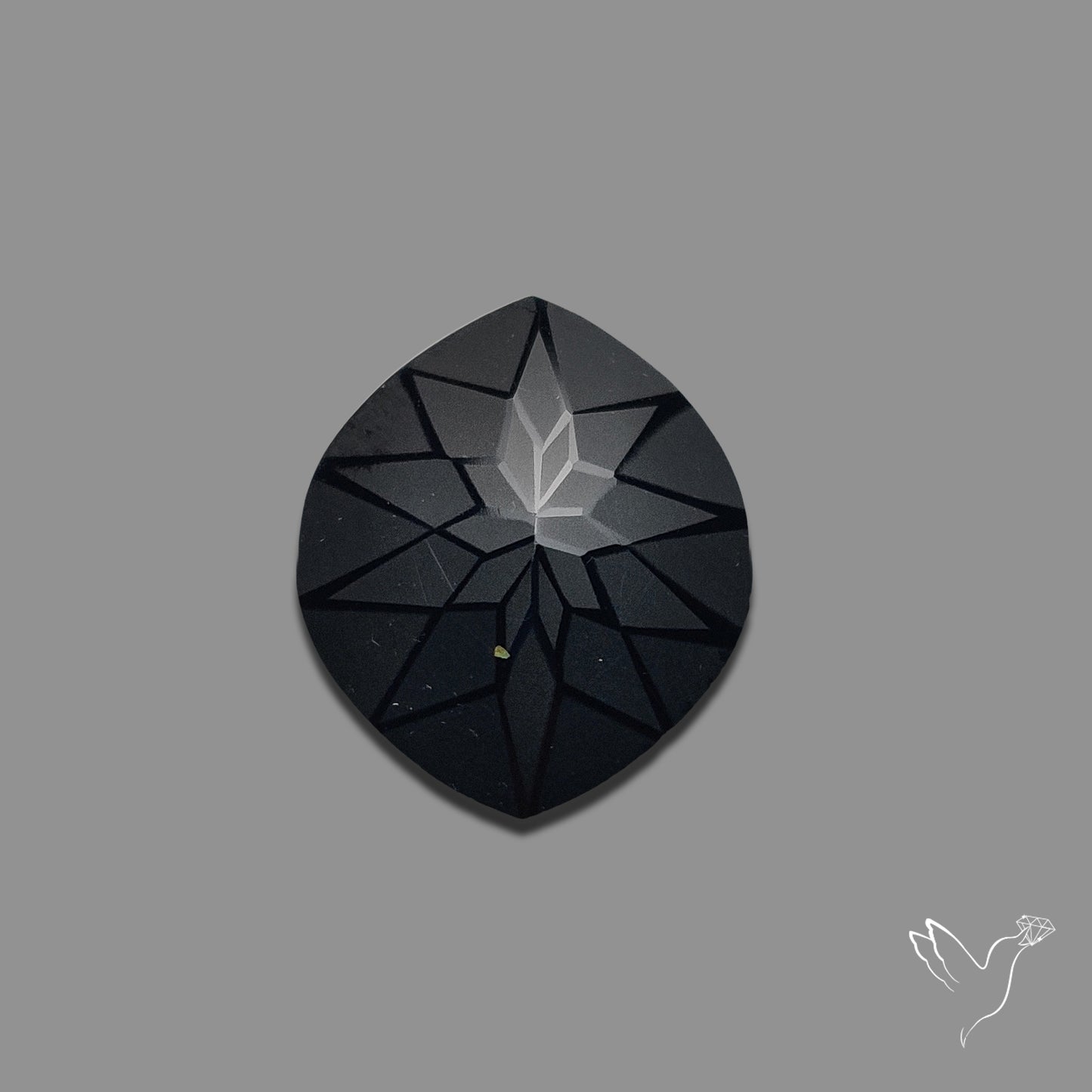 Black Spinel Precision Cut Handcarved